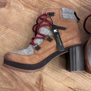 Sorel Blake Brown and Gray Waterproof Boots